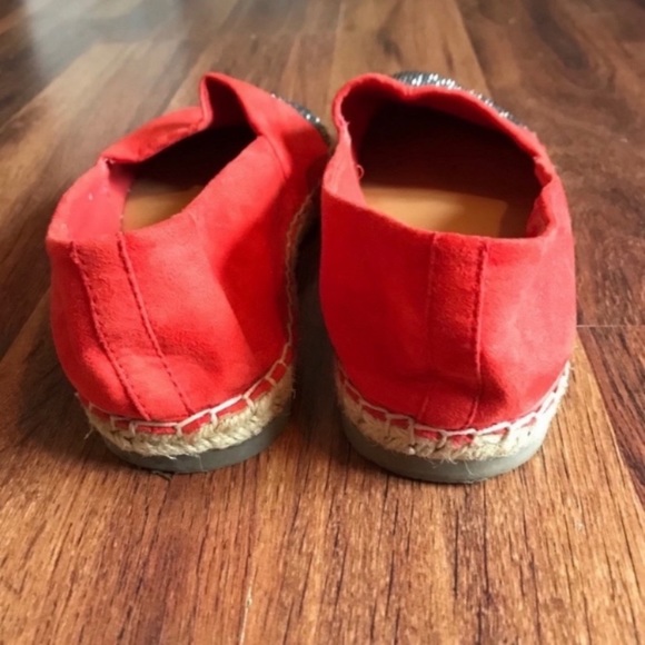 Kendall & Kylie sequined toe espadrille flat sz 8.5 - Picture 4 of 5